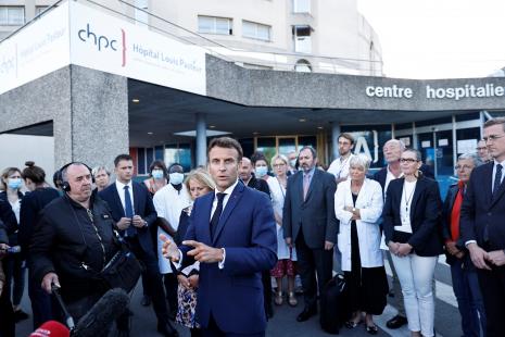 Lors d'un déplacement à Cherbourg, la semaine dernière, Emmanuel Macron a confié une mission sur les Urgences au Dr François Braun président du Samu-Urgences de France.